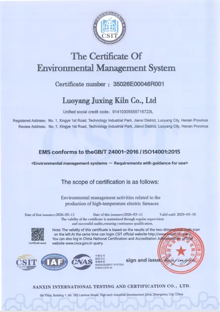 Certificación de gestión medioambiental