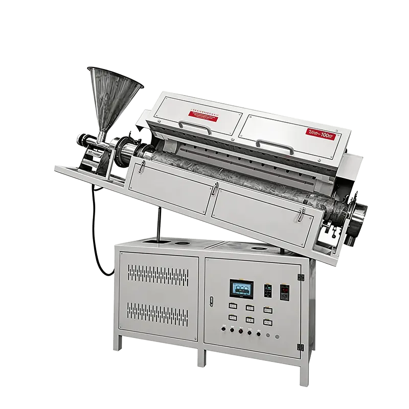 1000°C Three-Zone Inclined Rotary Tube Electric Furnace System