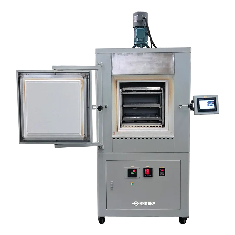 1200°C Box-Type Resistance Furnace with Stirring Fan