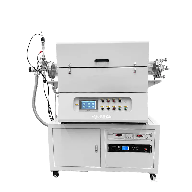 1200°C Single-Zone High-Vacuum Tube Furnace for Precision Processing