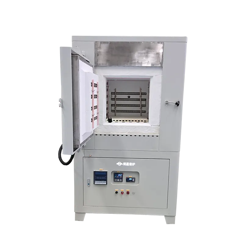 1400°C Box-Type Electric Furnace with Rotating Table