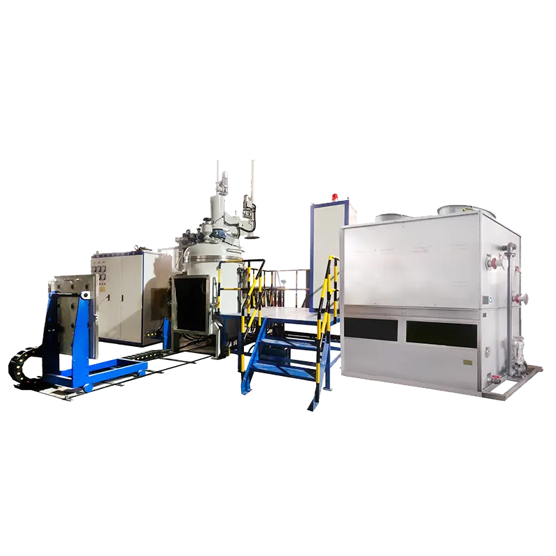 Vacuum induction melting furnace, 6×10⁻³Pa, 5-1000kg loading capacity, medium-frequency induction heating furnace