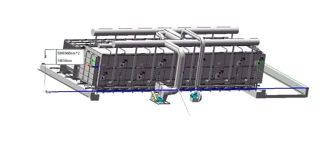 37m³ Gas Shuttle Kiln - Alumina Powder High-Temp Firing