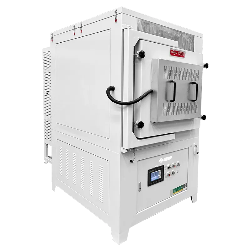 High-Temp 5-Sided Heating Furnace with Exhaust Cleaner | Precision 1200℃ for Sintering/Annealing