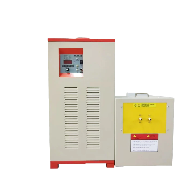 Small welding and melting furnace: medium-frequency induction heating, melting of gold, silver, copper, iron and aluminum