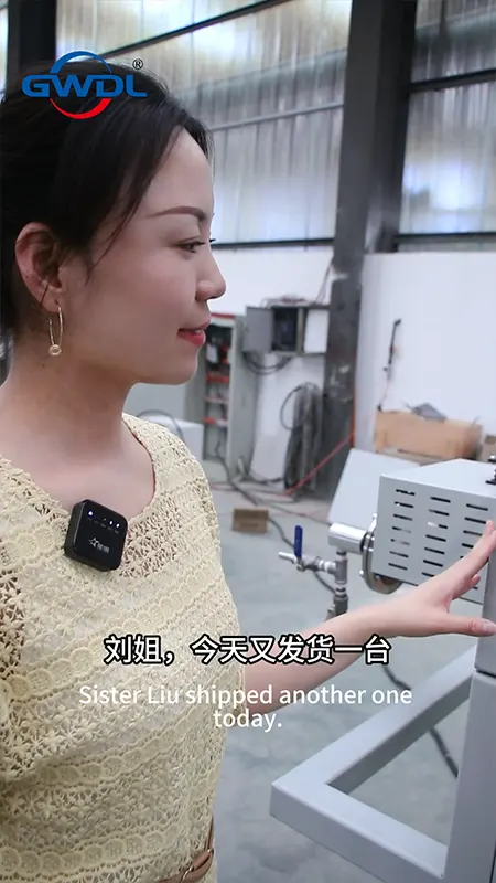 1000°C Vacuum Atmosphere Rotary Furnace