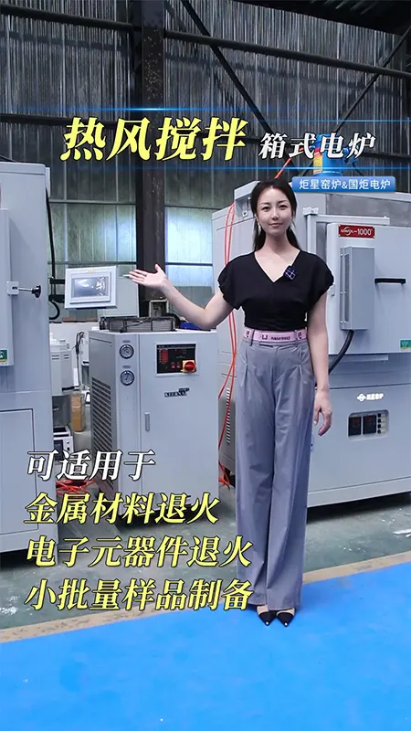 Box-Type Electric Furnace with Mechanical Stirring Fan