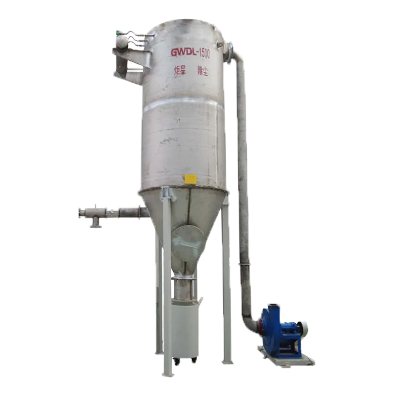 High-Temperature Dust Collector / Powder Filtration System | For Rotary Furnace & Powder Processing