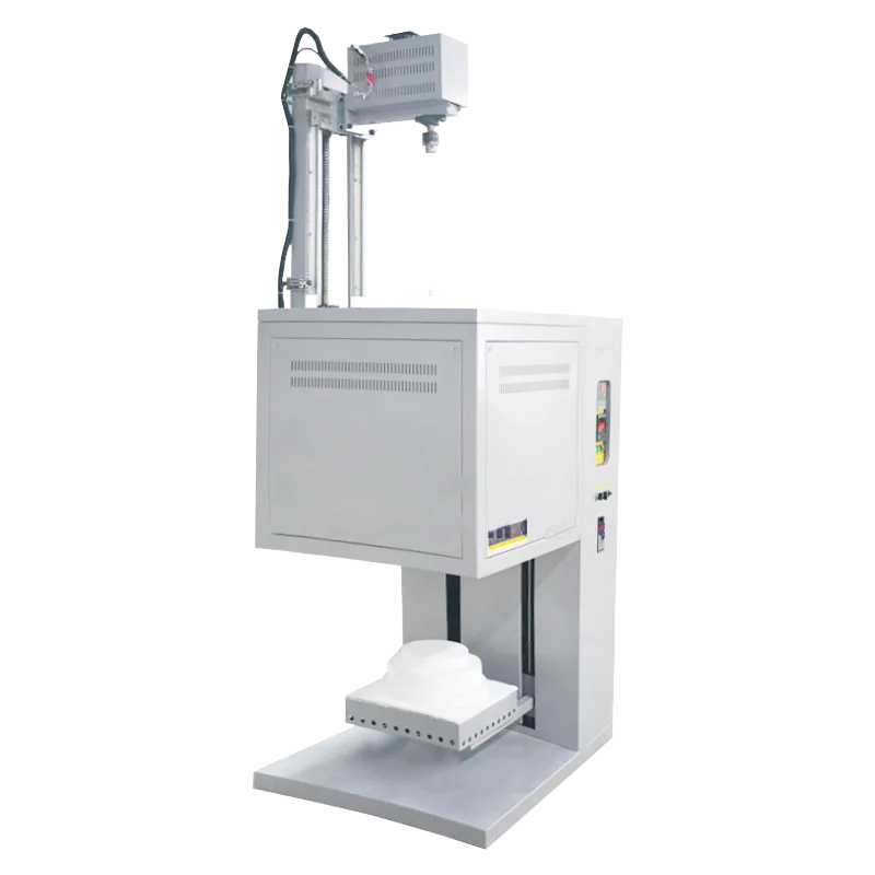 1200-1800℃ high-temperature lifting furnace with stirring function, lead screw lifting, 5 seconds - 1 minute loading time, and 1-10 tons loading capacity