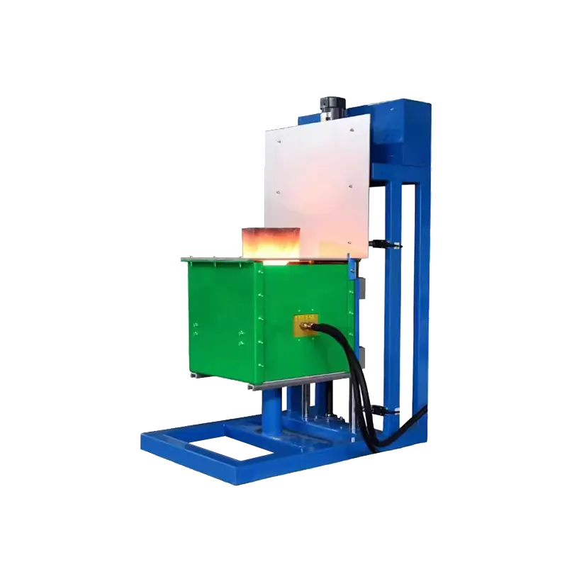 Lift-Type Induction Melting Furnace | High Efficiency IGBT Melting System for Precious Metals & Alloys