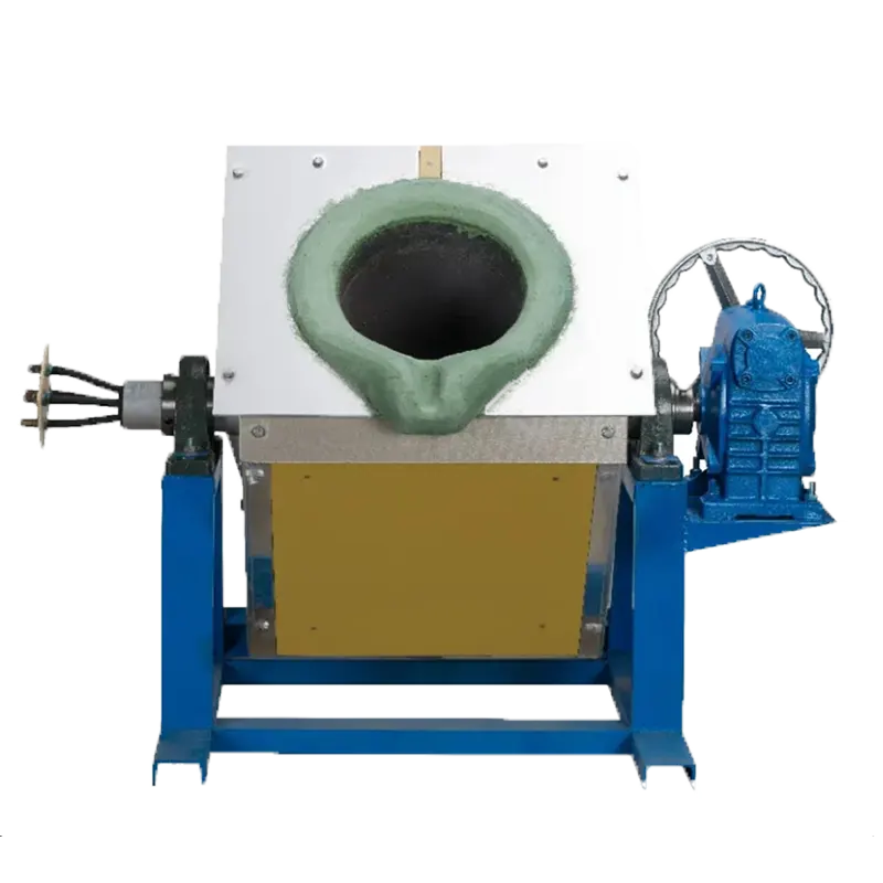 Medium-Frequency Induction Melting Furnace with Transformer and Hydraulic Tilting