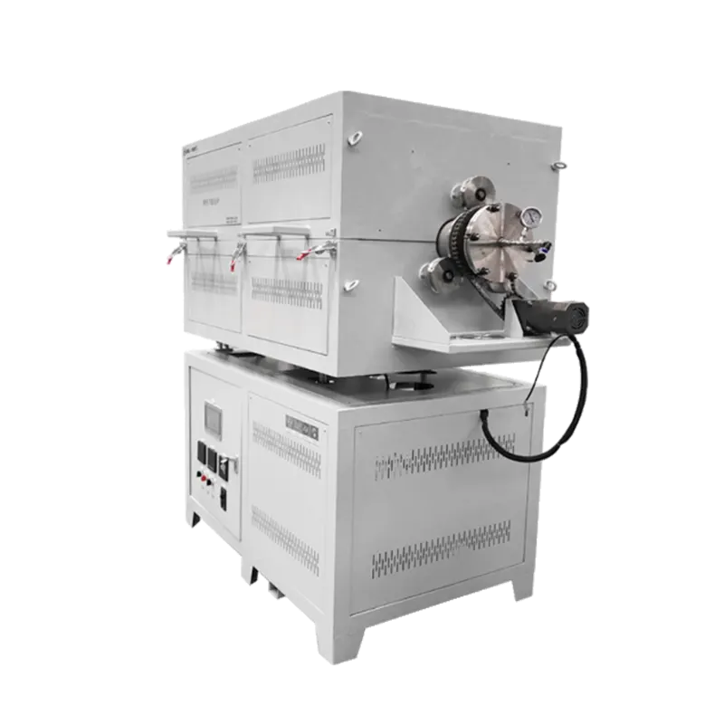 Nitrogen Atmosphere Rotary Furnace for Controlled Heat Treatment